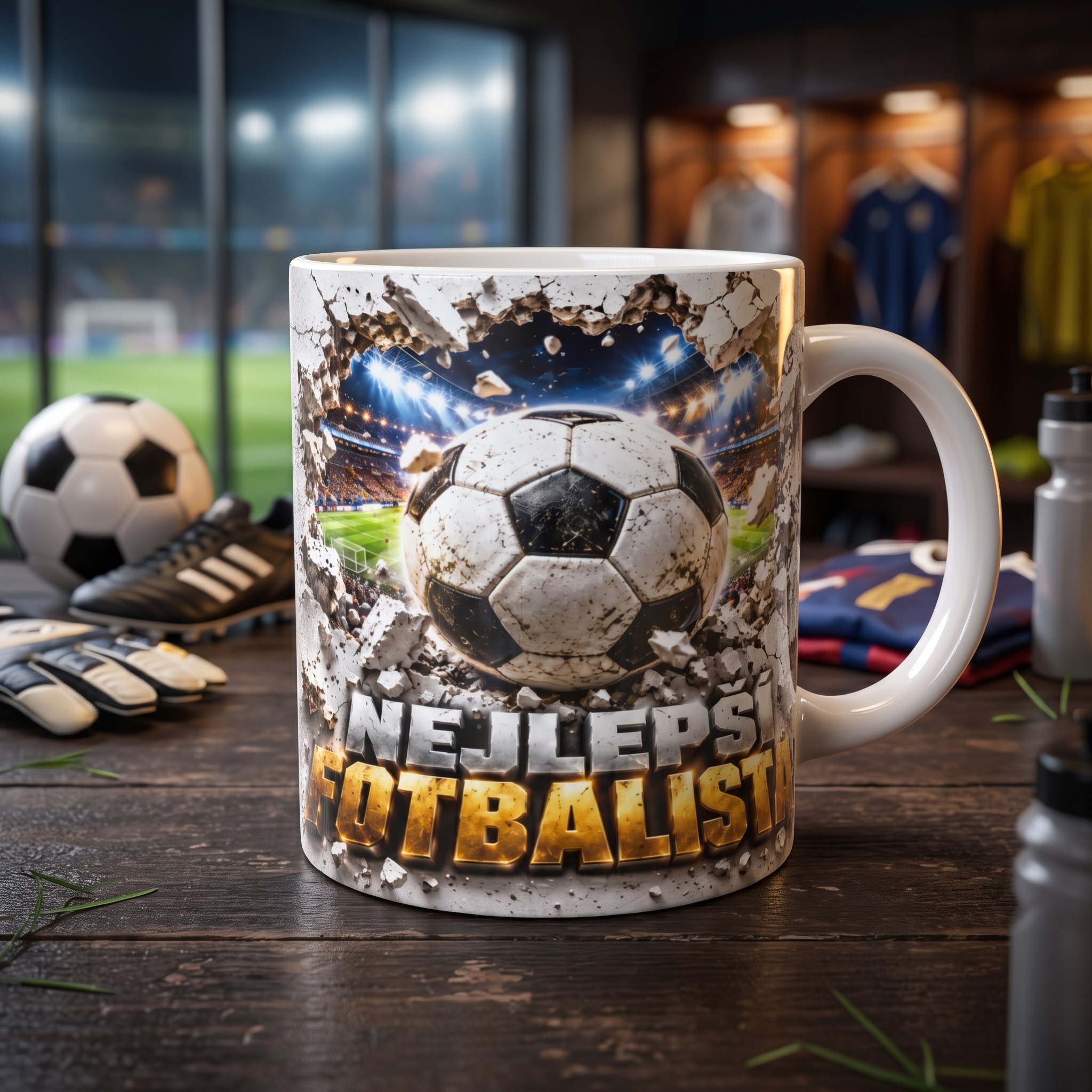 Keramický hrnek „Nejlepší fotbalista“ – 330 ml